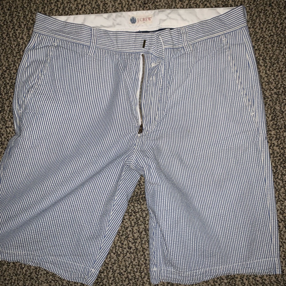 J. Crew Seersucker Shorts